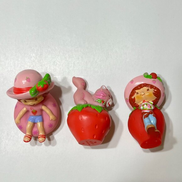 Lot of 6 Strawberry Shortcake Vinyl Berrykins Doll Figures Vintage Collectibles - Picture 2 of 6